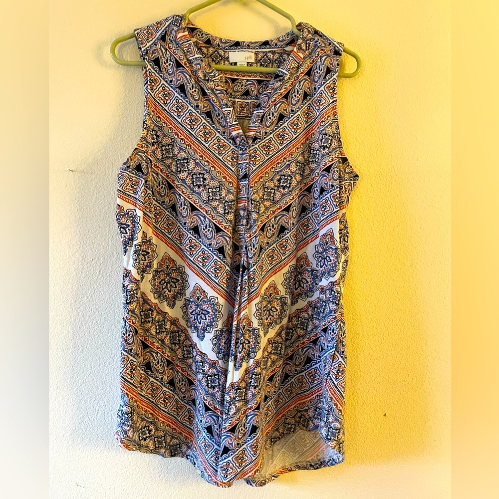 JJill summer tunic in RED, WHITE and BLUE!!